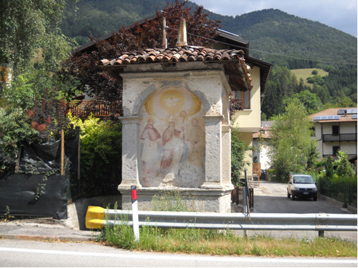 Edicola votiva dei Quater Cantò su parte della p.f. 865 CC. Tiarno di Sotto (EDICOLA) - LEDRO (TN) 