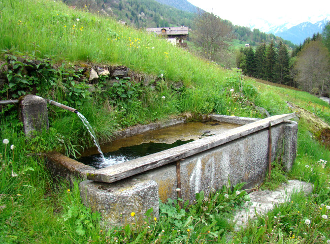 Fontana in Via riva frazione Celledizzo (FONTANA) - PEIO (TN) 