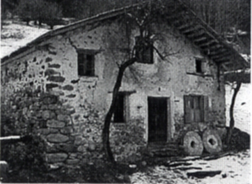 Molin de Sora p.ed. 1705 CC. Castello Tesino (MULINO AD ACQUA) - CASTELLO TESINO (TN) 