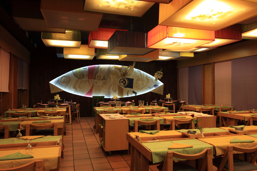 Ristorante da Silvio p.ed. 279 (parte p.m. 1) CC. Faedo (allestimento architettonico interno) (CASA) - SAN MICHELE ALL'ADIGE (TN) 