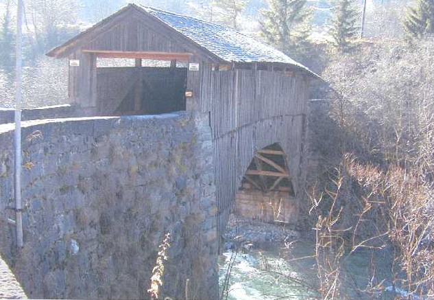 Ponte in legno sull'Avisio (PONTE) - PANCHIA' (TN) 