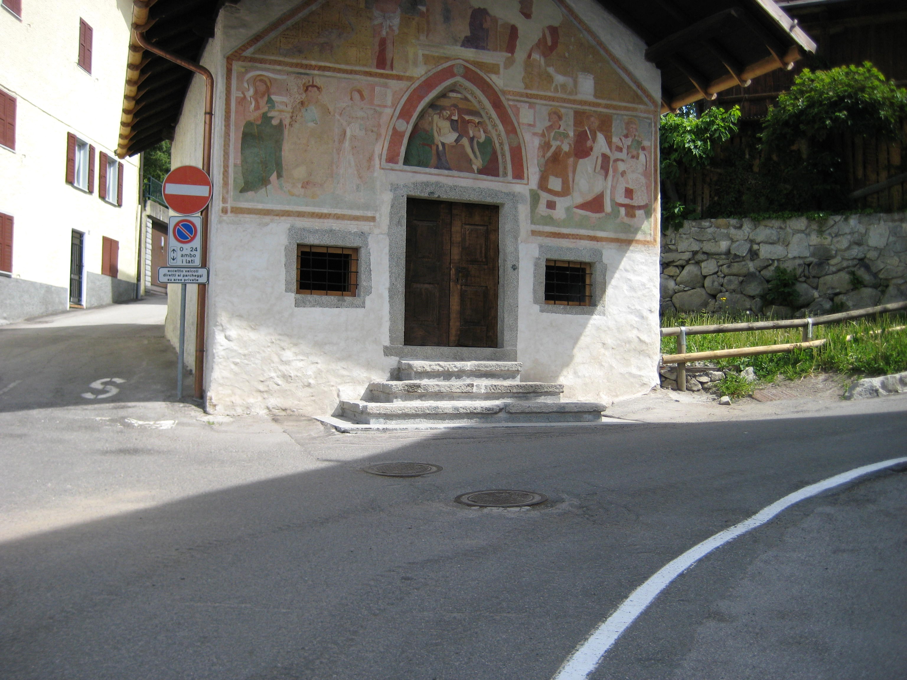 Scala di accesso alla chiesa di S.Antonio Abate (SCALA/SCALINATA) - PINZOLO (TN) 