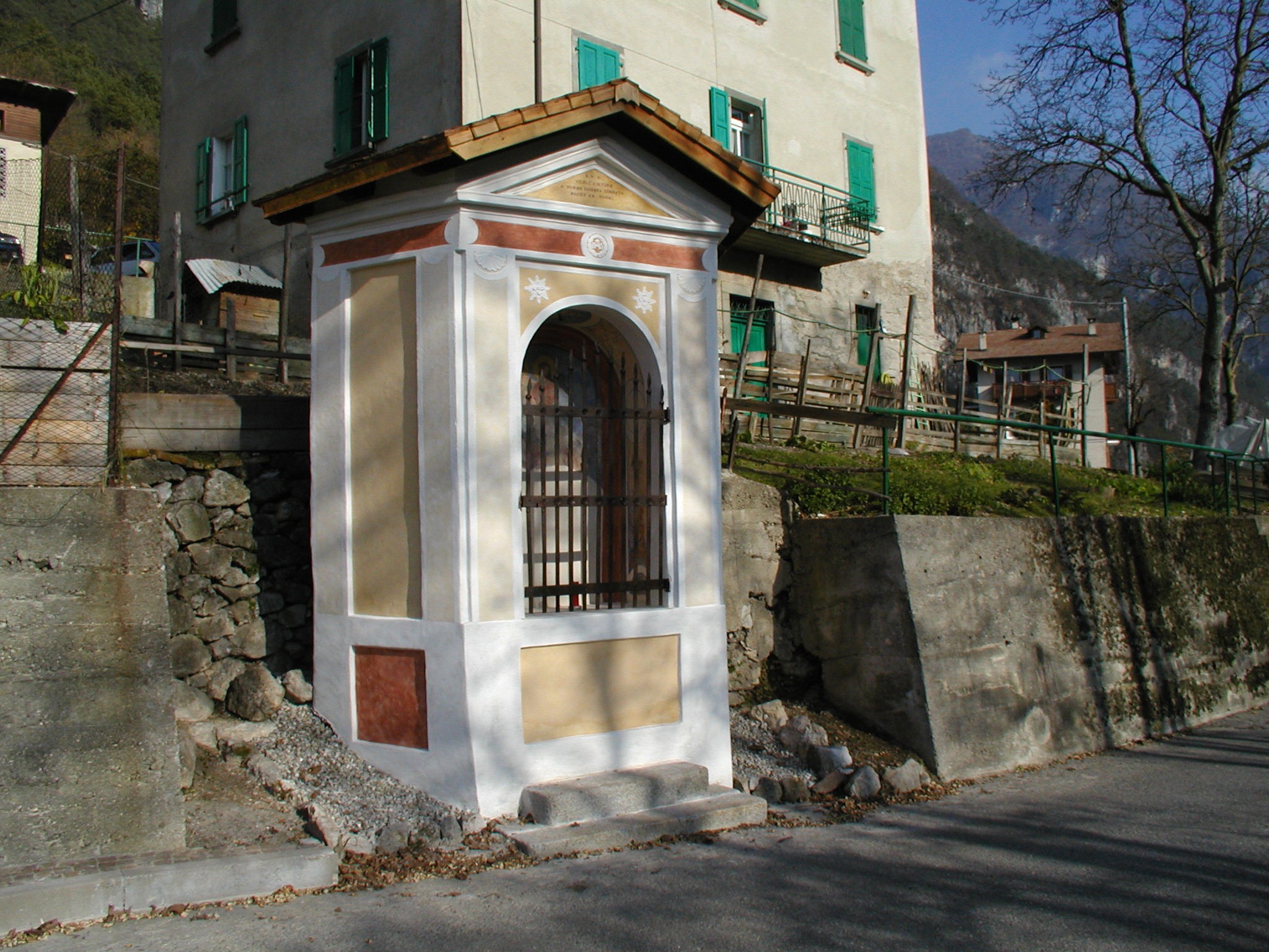 Edicola Sacra del Colera su parte della p.f. 3643 CC. Ragoli I (EDICOLA) - TRE VILLE (TN) 