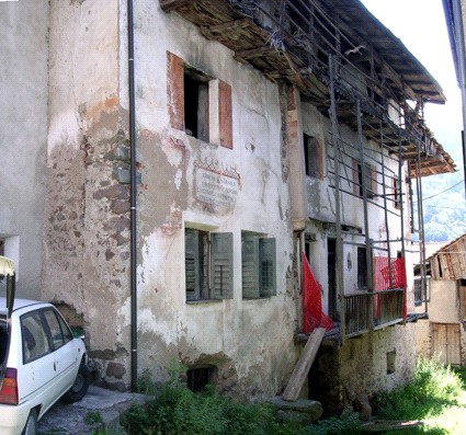 Ex sede municipale capitanato di Pergine p.ed. 95/2 (pp.mm. 1, 2, 3) CC. Sant'Orsola (CASA) - SANT'ORSOLA TERME (TN) 