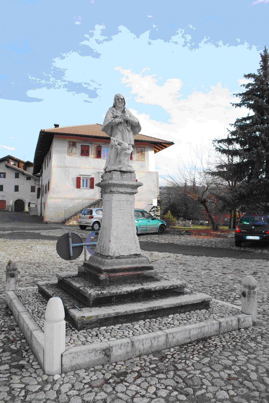 Monumento a S. Giovanni Nepomuceno su parte della p.f. 934/1 CC. Casez (MONUMENTO) - SANZENO (TN) 