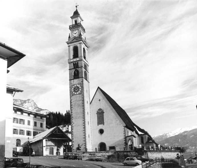 Chiesa di S. Eliseo profeta con sagrato (CHIESA) - TESERO (TN) 