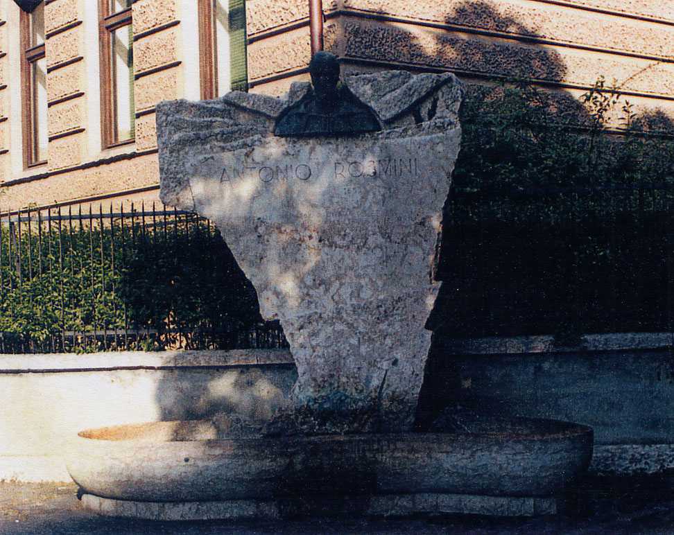 Monumento ad Antonio Rosmini su parte della p.ed. 2219/1 CC. Trento (FONTANA) - TRENTO (TN) 